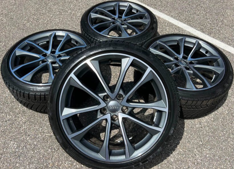 4 ORIGINAL 19" ALUMINUM WINTER WHEELS AUDI A4 S4 8W B9 8W0601025BF