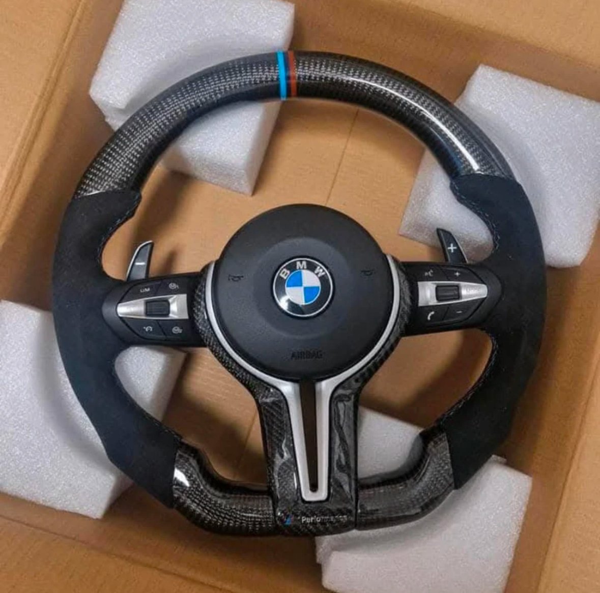 New BMW carbon steering wheel Suitable for 1, 2, 3, 4 F series