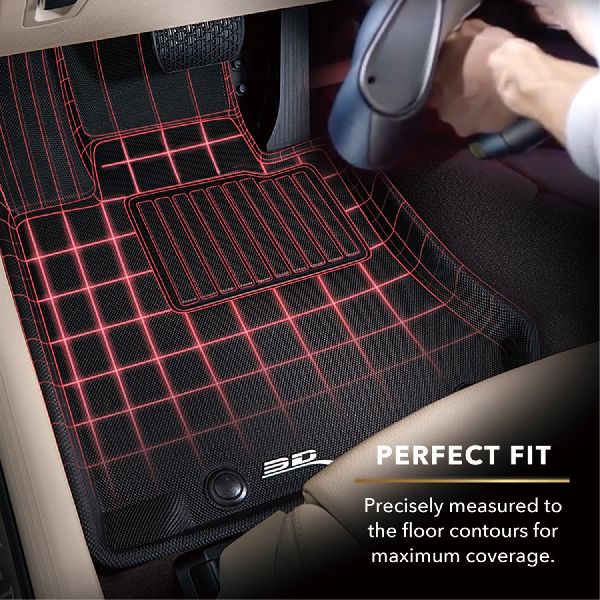 2024 Kia Sorento Floor Mat Set  - Front, Rear and Third Row 3D MAXpider