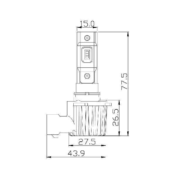 2008 Nissan Maxima Headlight Bulb  - Low Beam ARC Lighting