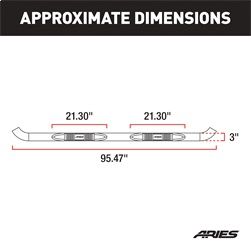 2010 Toyota Tundra Step Nerf Bar 8 Cyl 5.7L ARIES