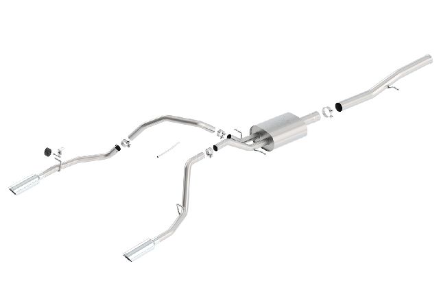 2015 GMC Sierra 1500 Exhaust System Kit 8 Cyl 6.2L Borla