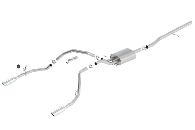 2016 GMC Sierra 1500 Exhaust System Kit 8 Cyl 5.3L Borla