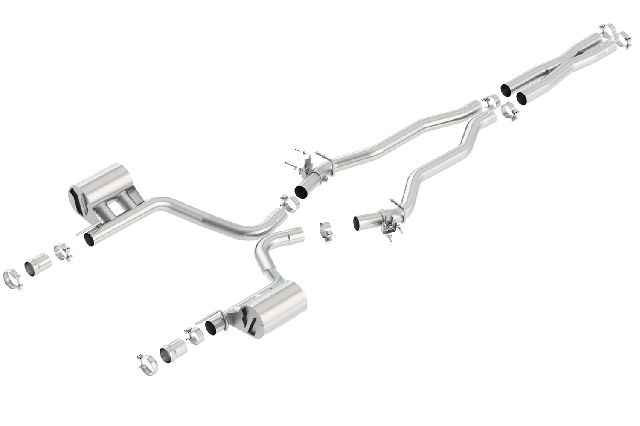 2017 Dodge Challenger Exhaust System Kit 8 Cyl 6.4L Borla