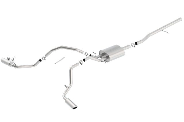 2015 GMC Sierra 1500 Exhaust System Kit 8 Cyl 5.3L Borla