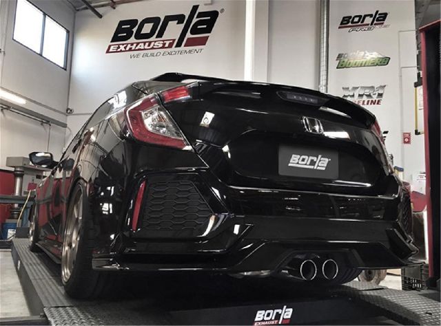 2017 Honda Civic Exhaust System Kit 4 Cyl 1.5L Borla