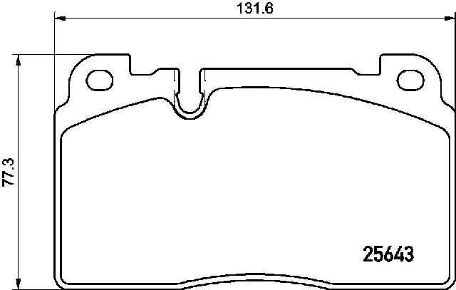 2016 Audi SQ5 Disc Brake Pad Set  - Front Brembo