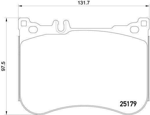 2019 Mercedes-Benz S450 Disc Brake Pad Set  - Front Brembo