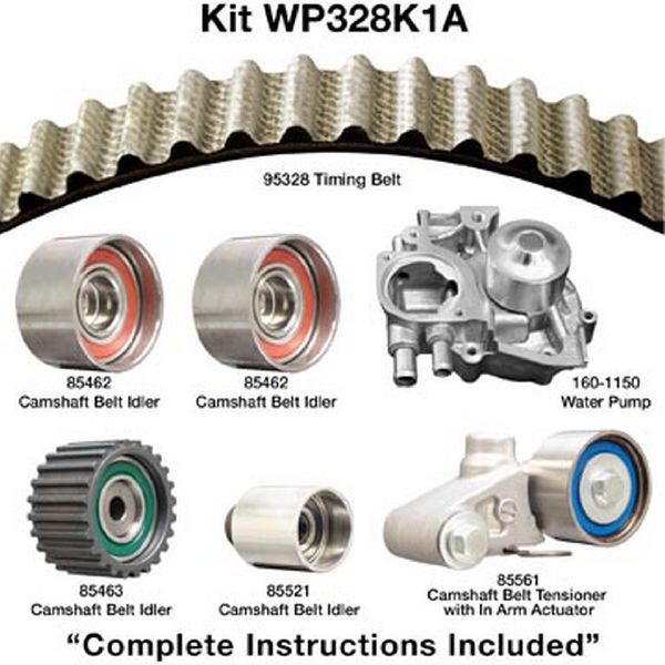 2004 Subaru Forester Engine Timing Belt Kit with Water Pump Dayco