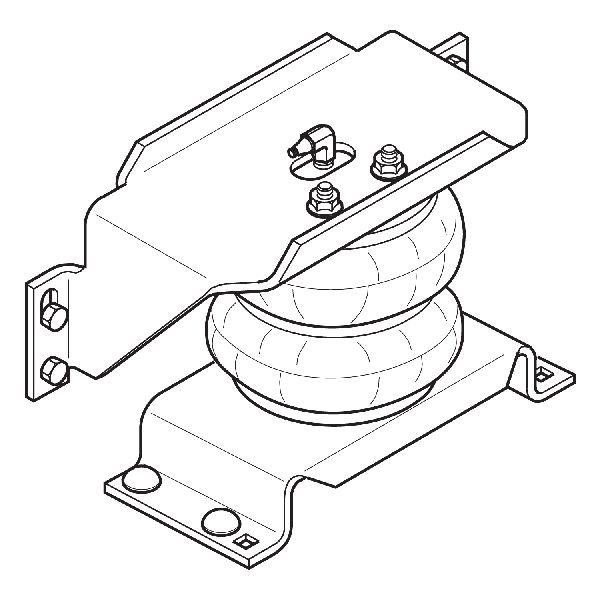 2016 Ram 3500 Air Suspension Helper Spring Firestone Ride-Rite