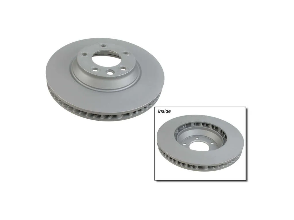 2007 Audi Q7 Disc Brake Rotor  - Front Left Zimmermann Coated
